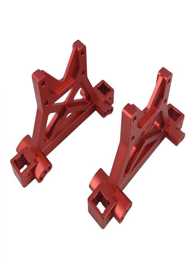 Ruivexi Aluminum Front & Rear Shock Tower Mounts Upgrade for 1/10 T-Maxx/E-Maxx RC Cars, 1/10 REVO 3.3, T-Maxx 3.3 - Replacement Part #4917R (Red) - Image 3